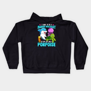 Future Marine Biologist Gift Kids Hoodie